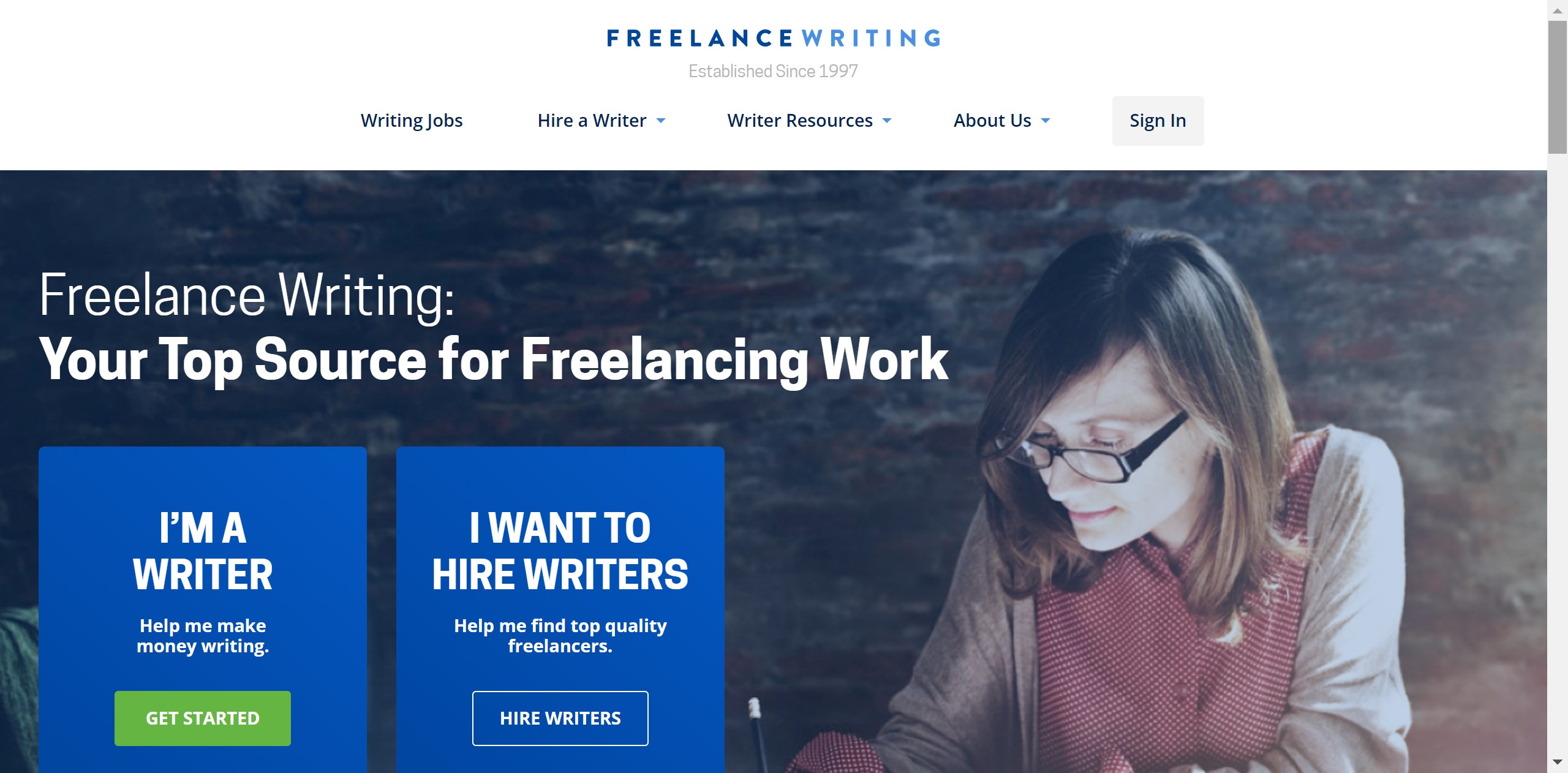 Freelance Writing screenshot