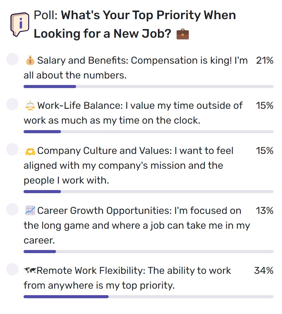 What Should Be Your Priority When Looking For a Job Results