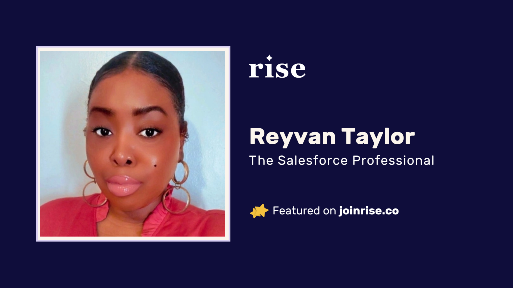 Reyvan Taylor on Rise
