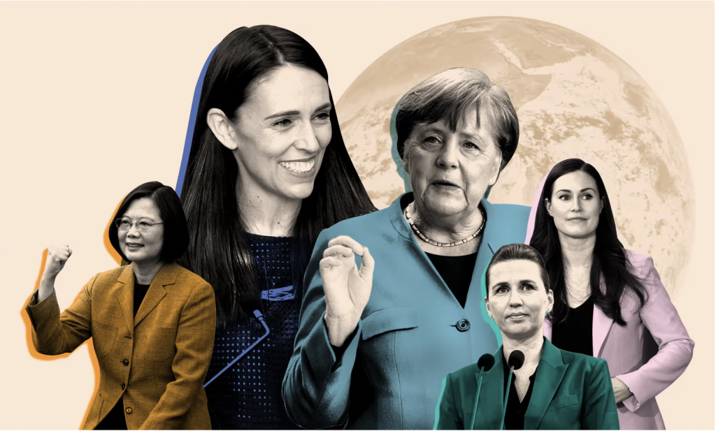 An image of powerful female leaders