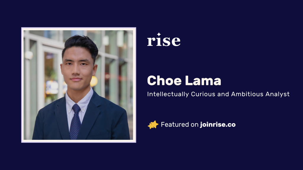 Choe Lama on Rise