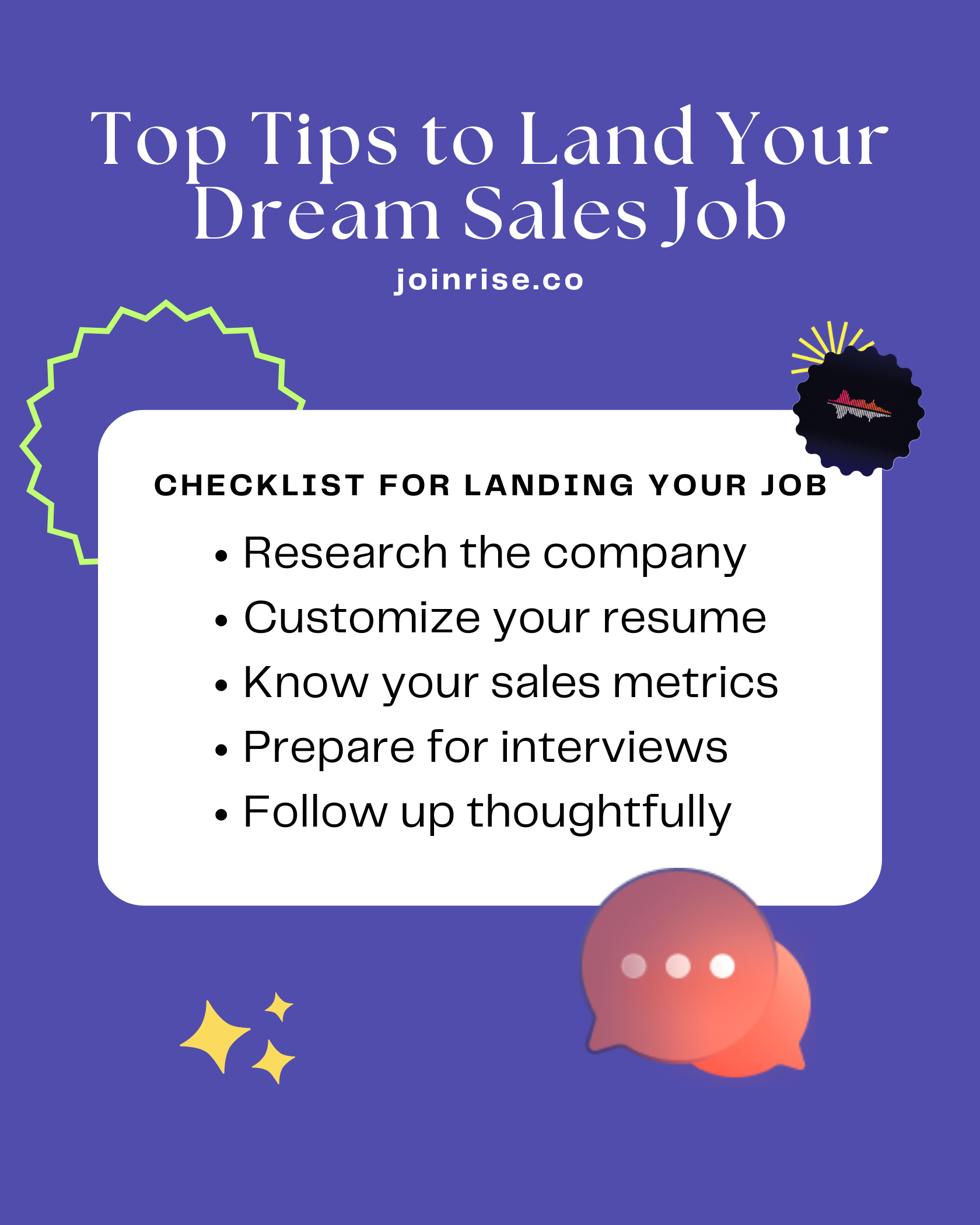 Top Tips for Landing Your Dream Sales Job