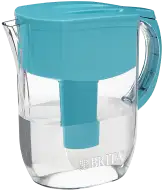 BRITA Pichet d'eau avec filtre 5 tasses, blanc/clair 642629