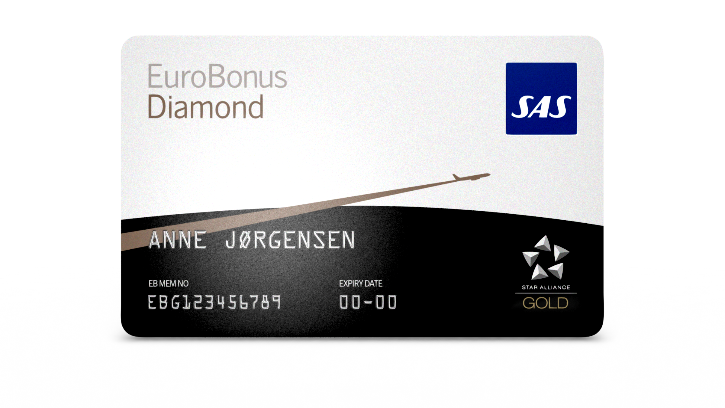 EuroBonus Diamond membership card