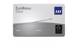 EuroBonus membership Silver card