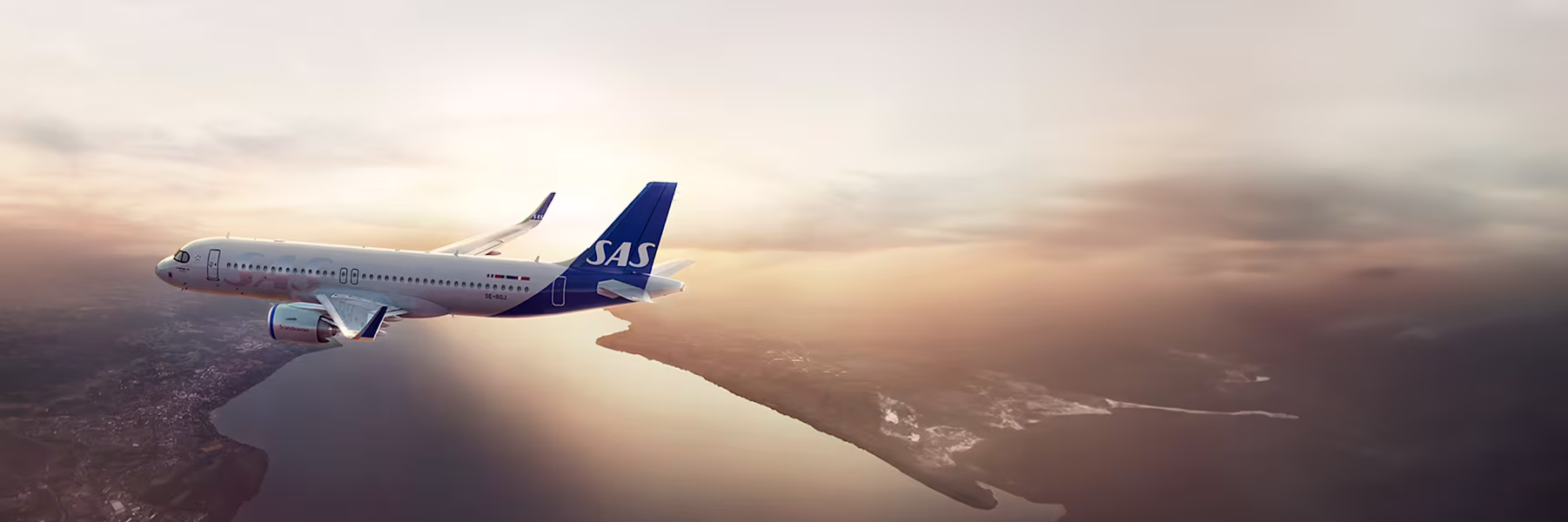 SAS airplane