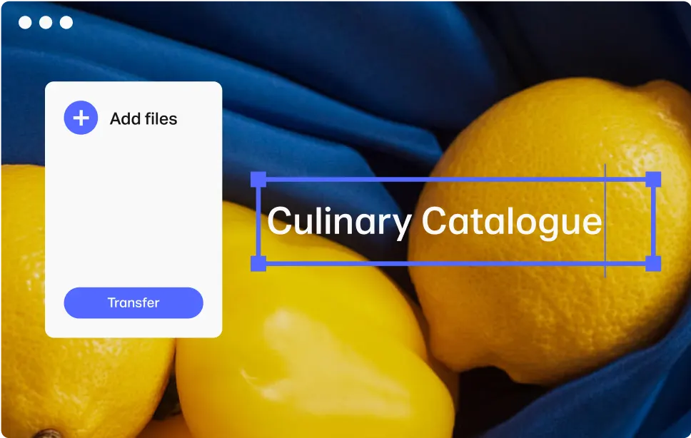 Distribute your content wetransfer