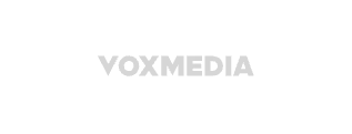Logo for Vox Media, a company that uses WeTransfer collaboration