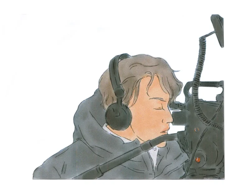 Illustration of camera operator 