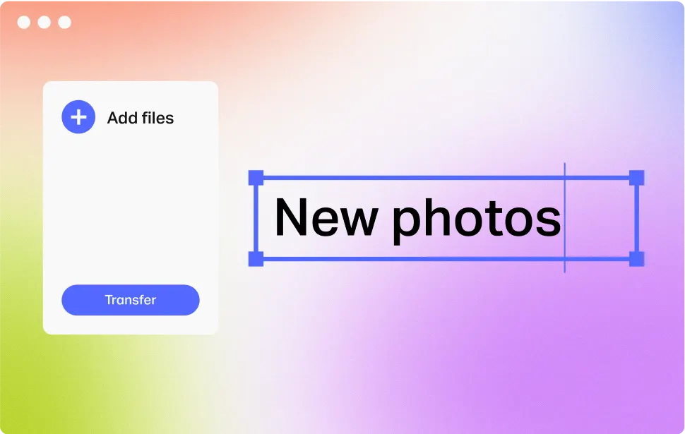 Distribute your content wetransfer