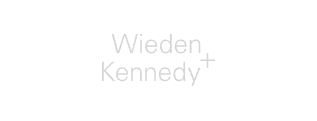 Logo for Wieden + Kennedy, a team using WeTransfer for file sharing