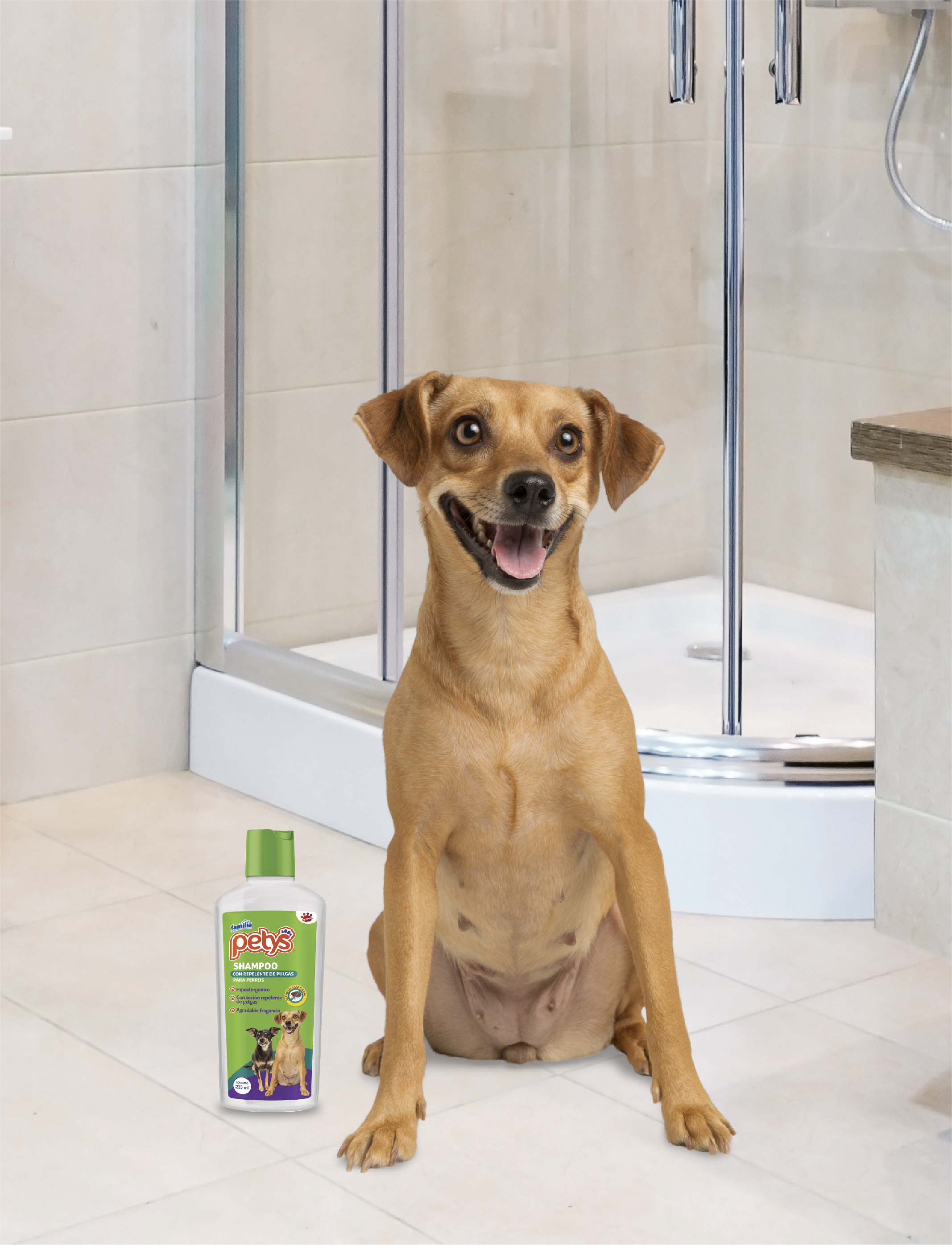 shampoo repelente petys para mascotas