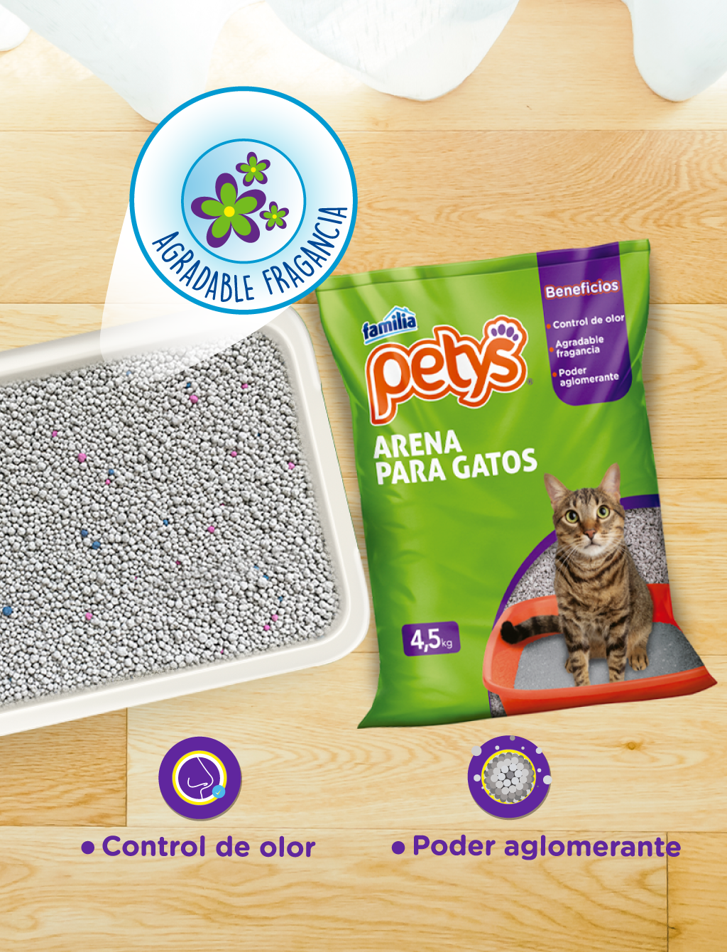 ¿Cómo evitar malos olores en mi hogar con la arena para gatos Petys?