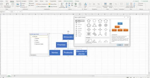 Cómo hacer un organigrama en Excel