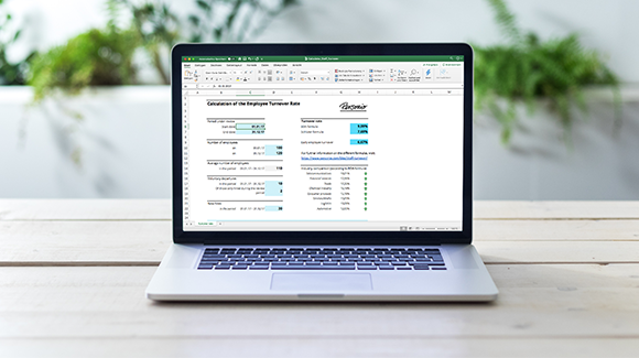 Calculator for staff turnover