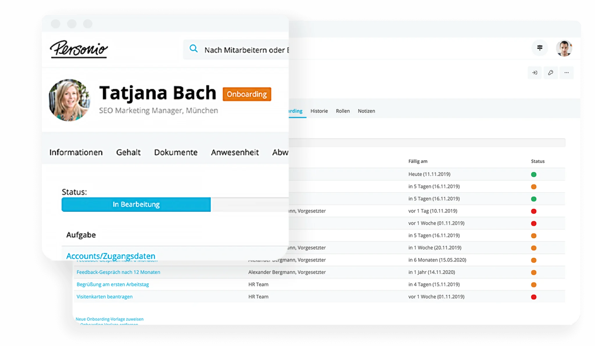 Onboarding Software Status