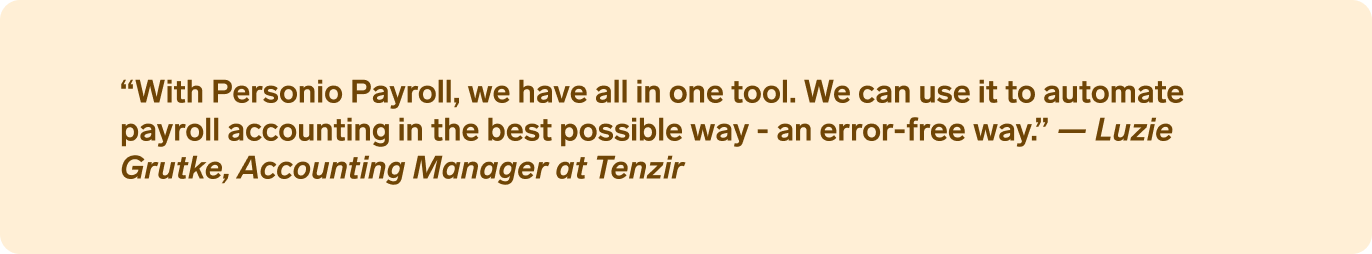 Tenzir Quote