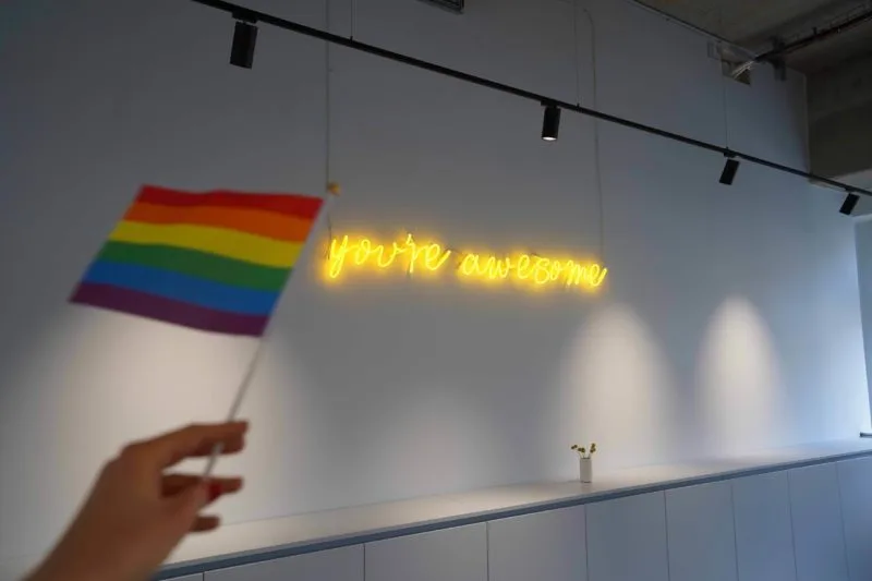 Pride Flag Youre Awesome Office