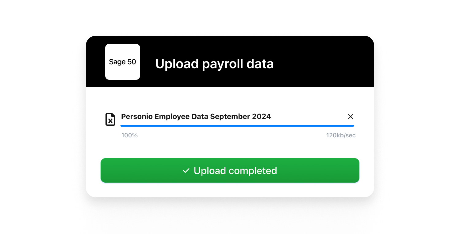 Sage 50 Integration - Personio x Sage 50