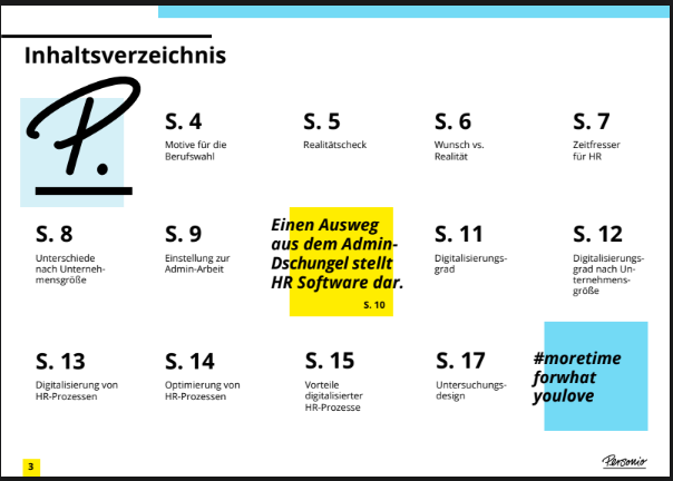 Auszug aus der Studie HR Traumberuf von Personio