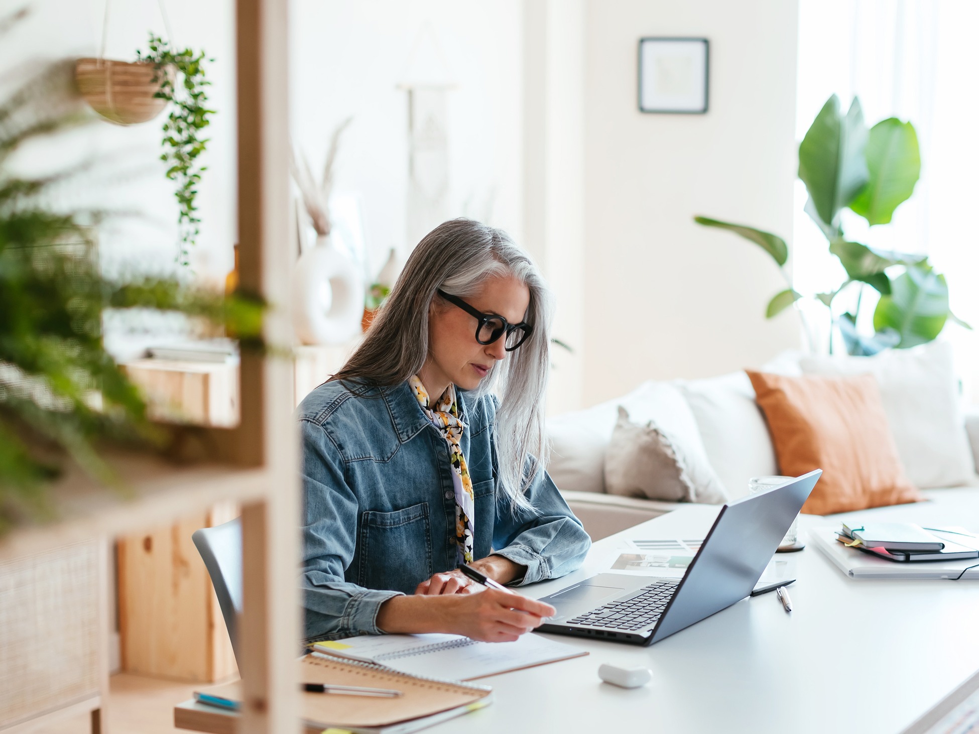 Woman on Laptop