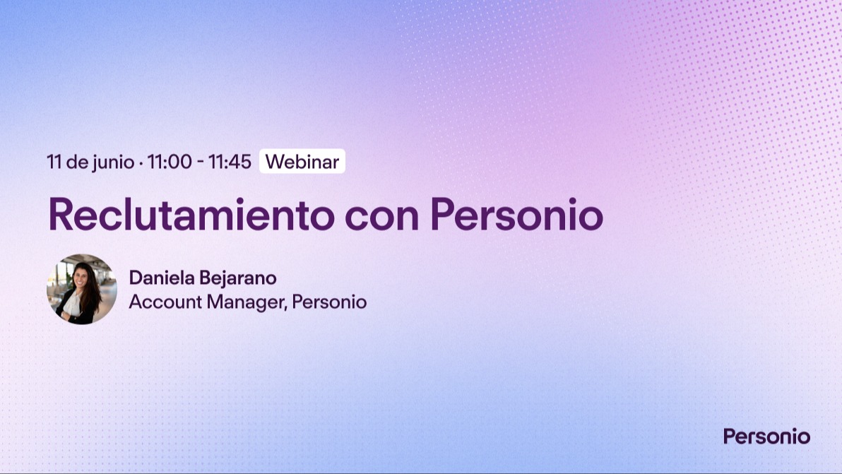 Webinar para clientes Reclutamiento con Personio