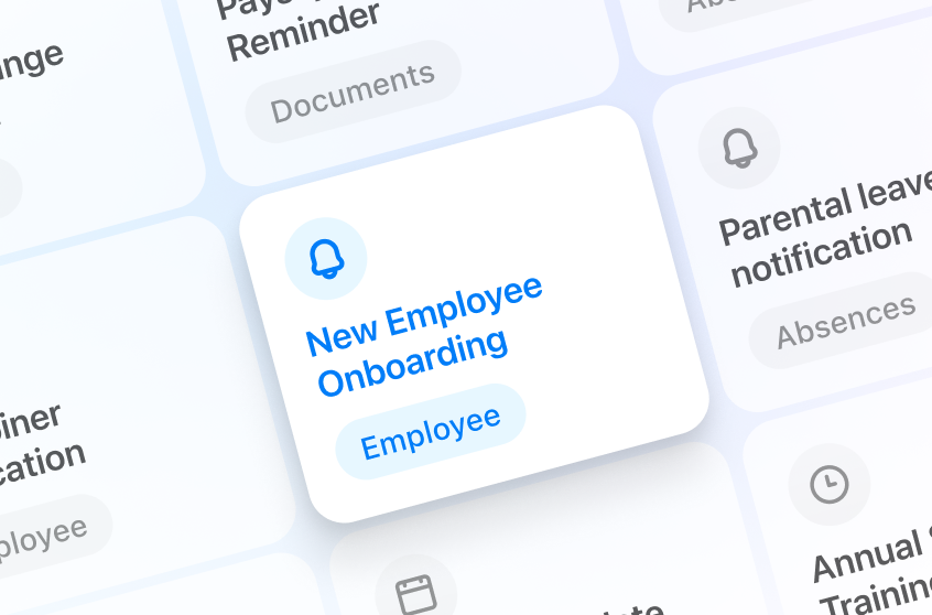 New Employee Onboarding - Widget