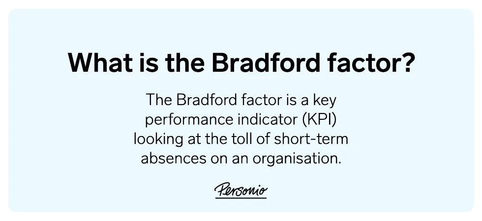 what is the Bradford factor?