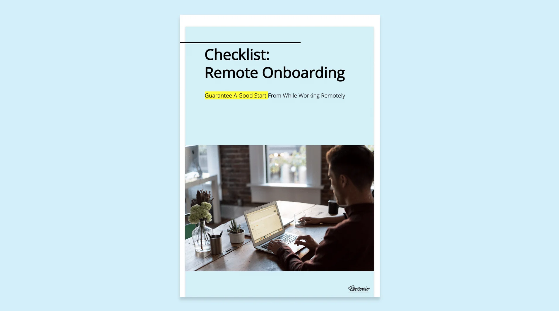 Remote Onboarding Checklist