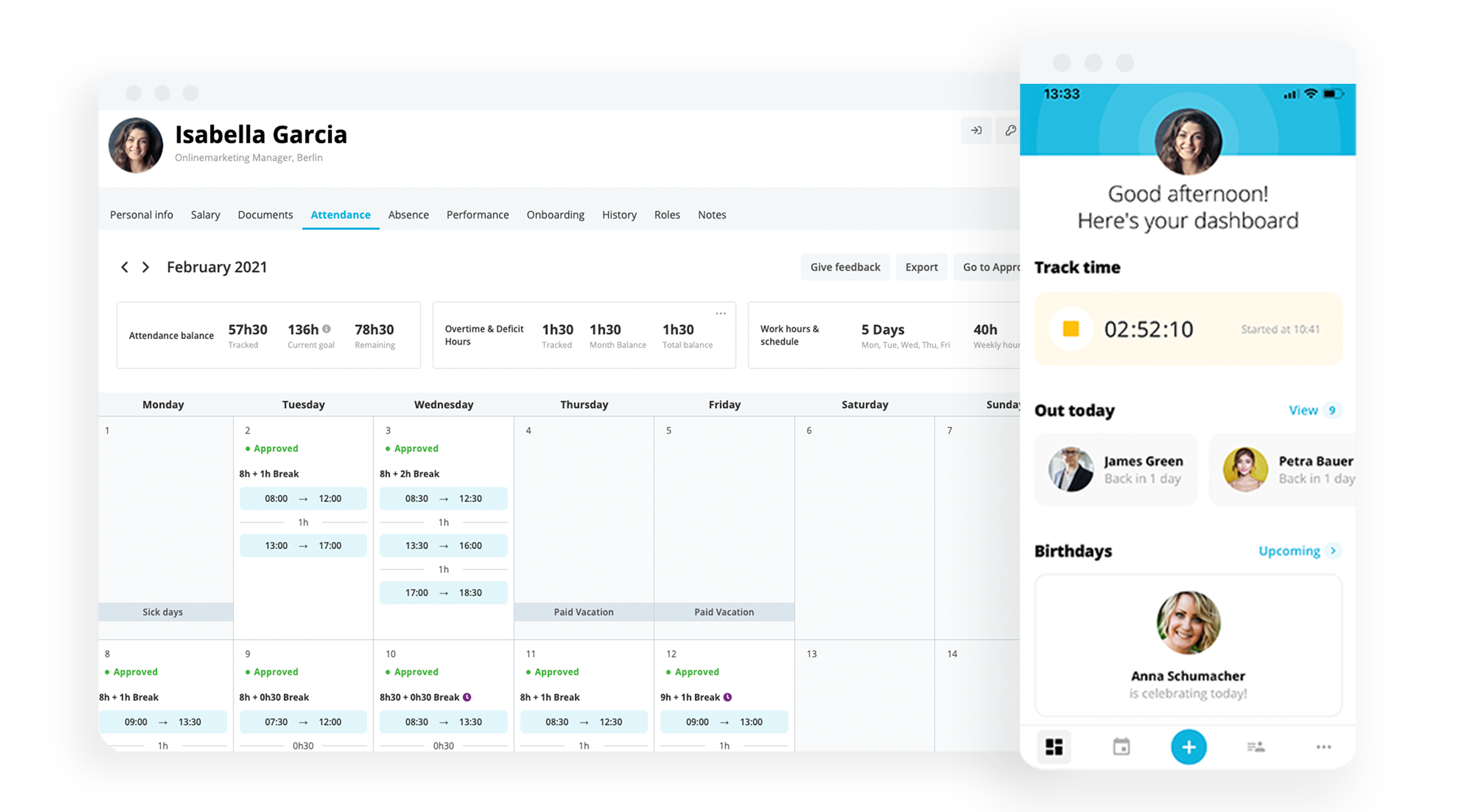 Time Tracking Laptop + App Time Tracking