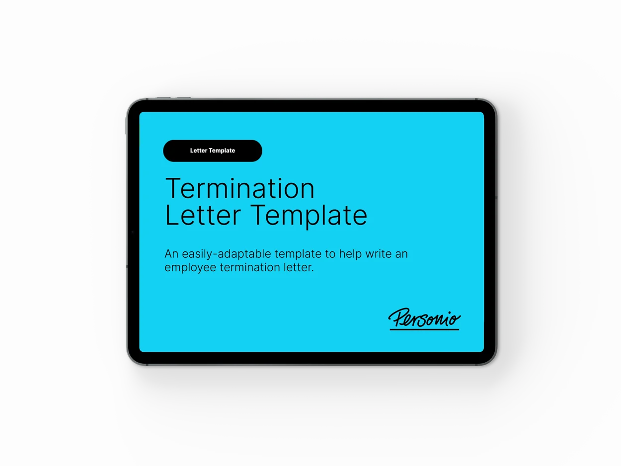 Template Termination Letter
