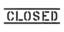 Closed Logo b/w
