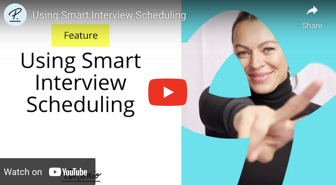 Using Smart Interview Scheduling