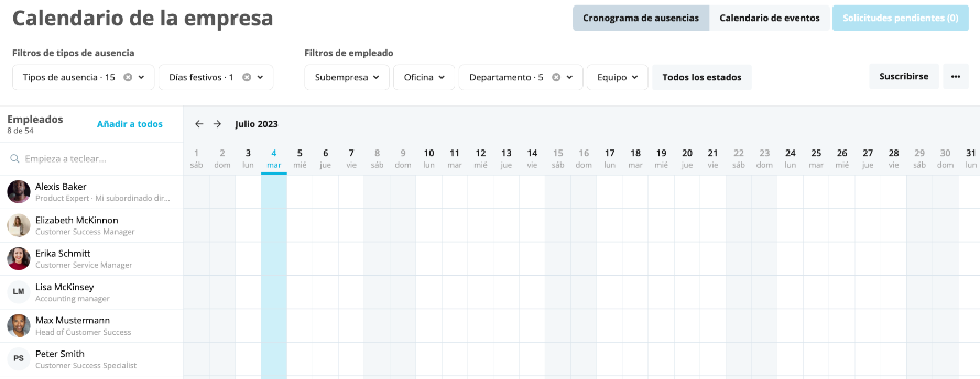 ES_Absences Product