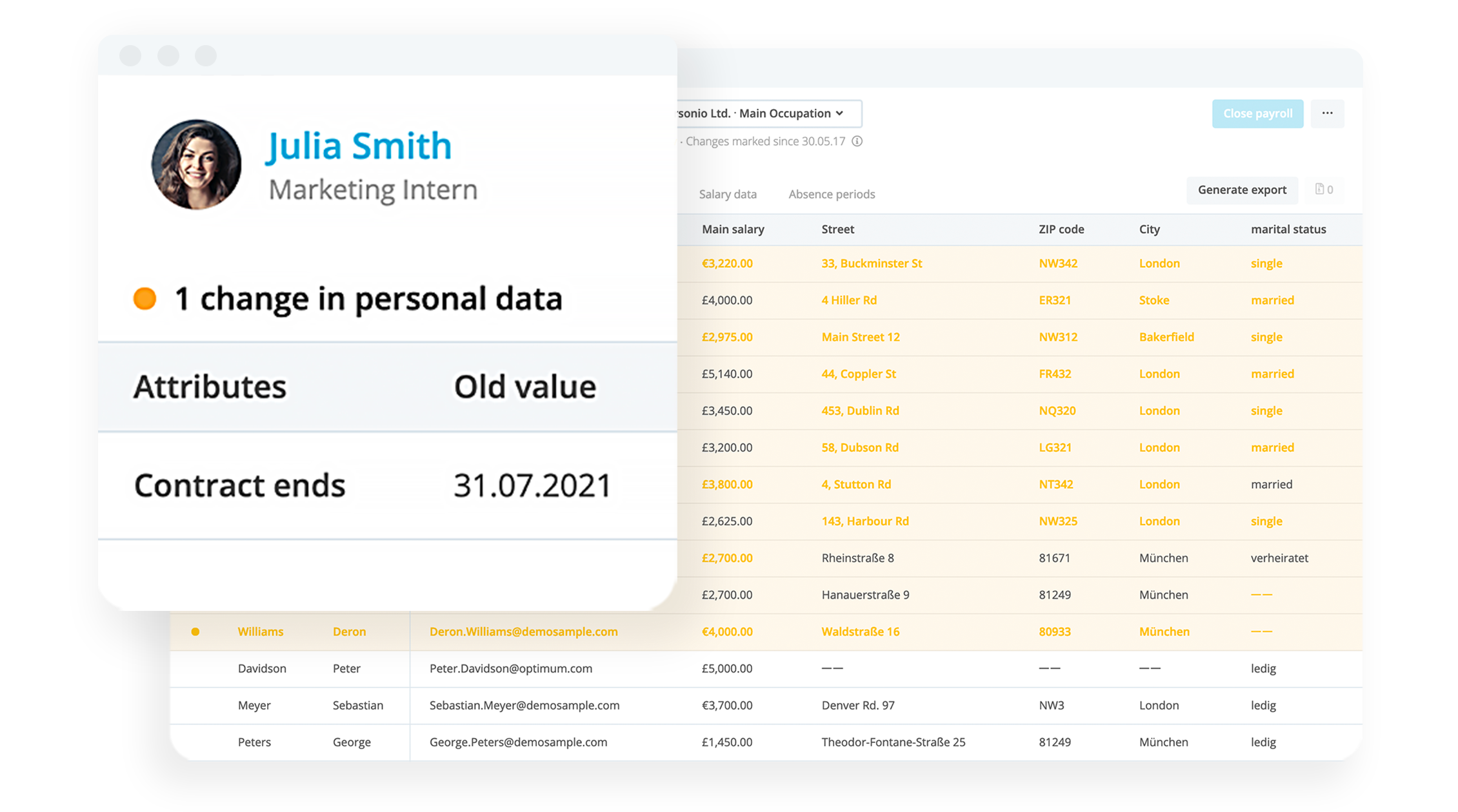 Payroll Personio