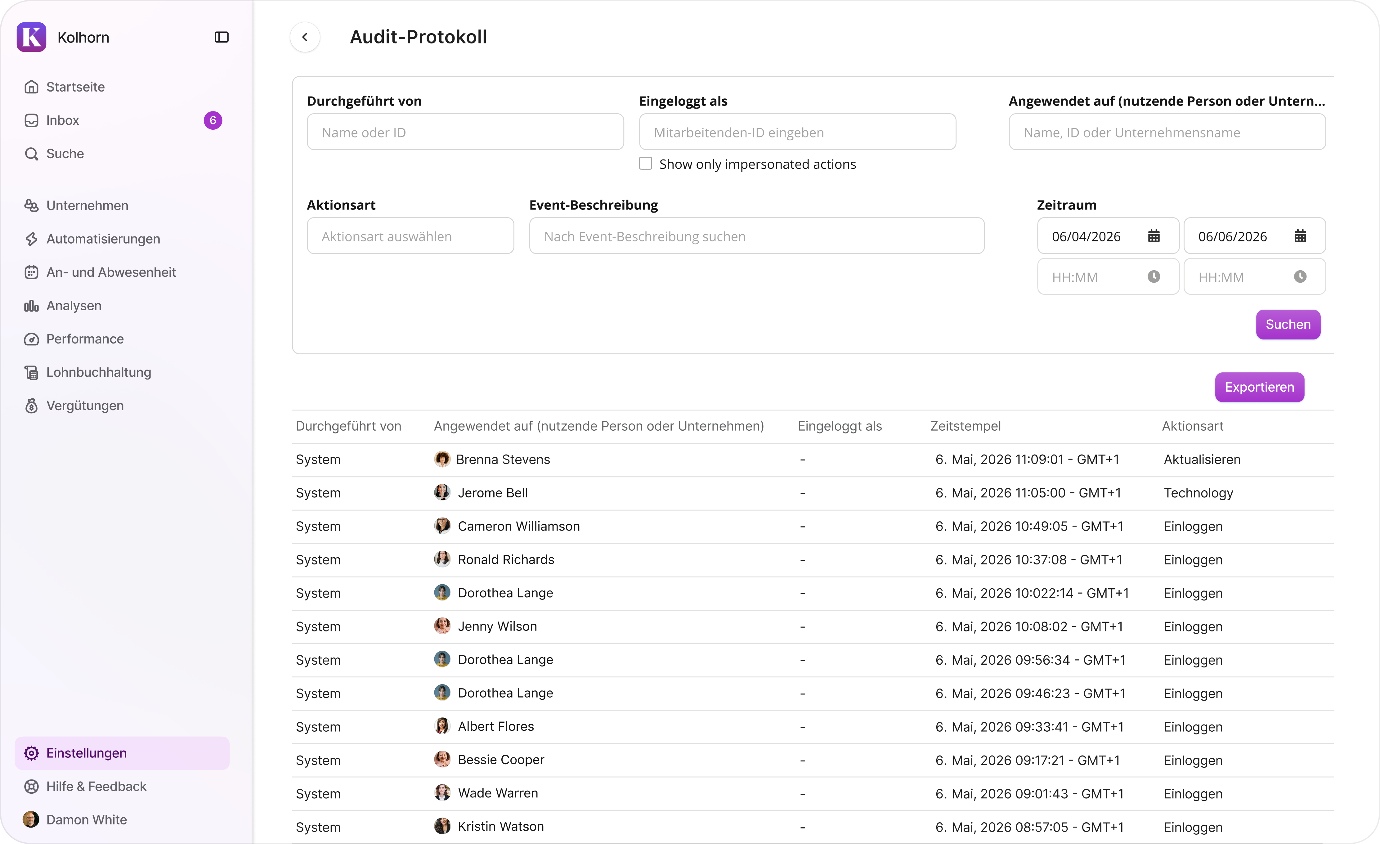 BVV Changes - Revisionssichere Nachvollziehbarkeit