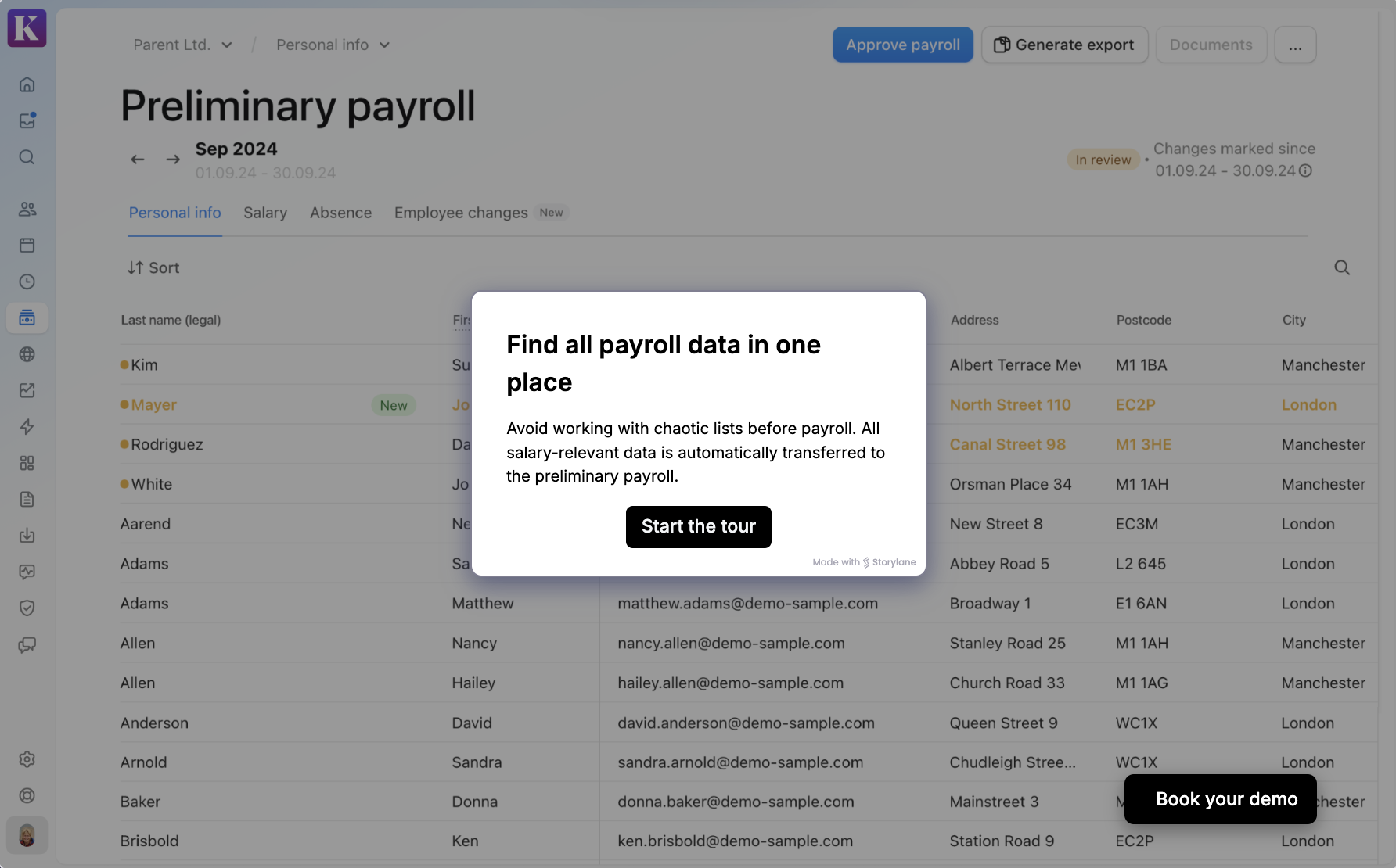 Preview: Product Tour Preliminary Payroll