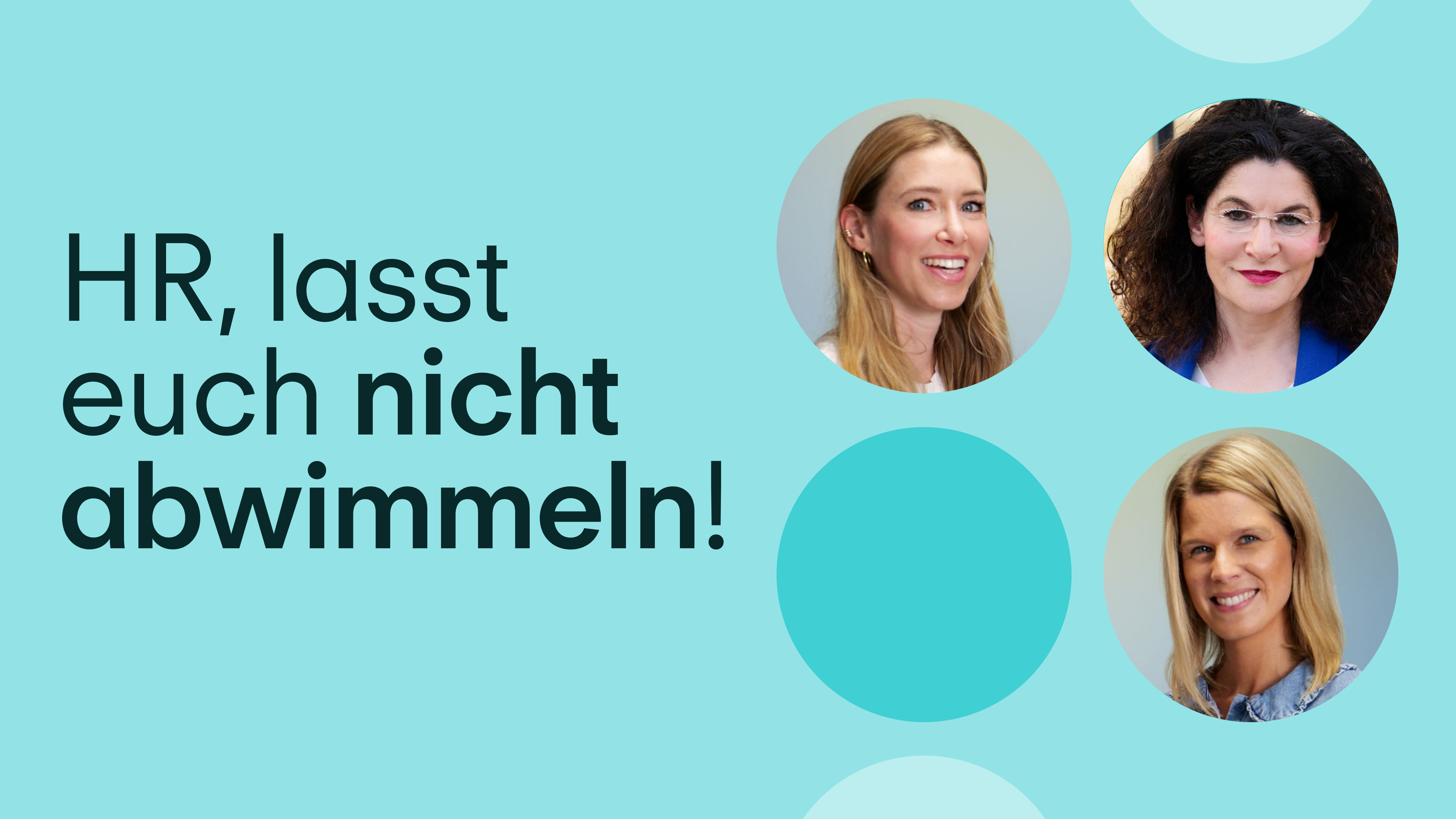 „Lasst euch nicht abwimmeln!“ Wie HR die Transformation erfolgreich mitgestaltet – mit Tina Müller von Weleda