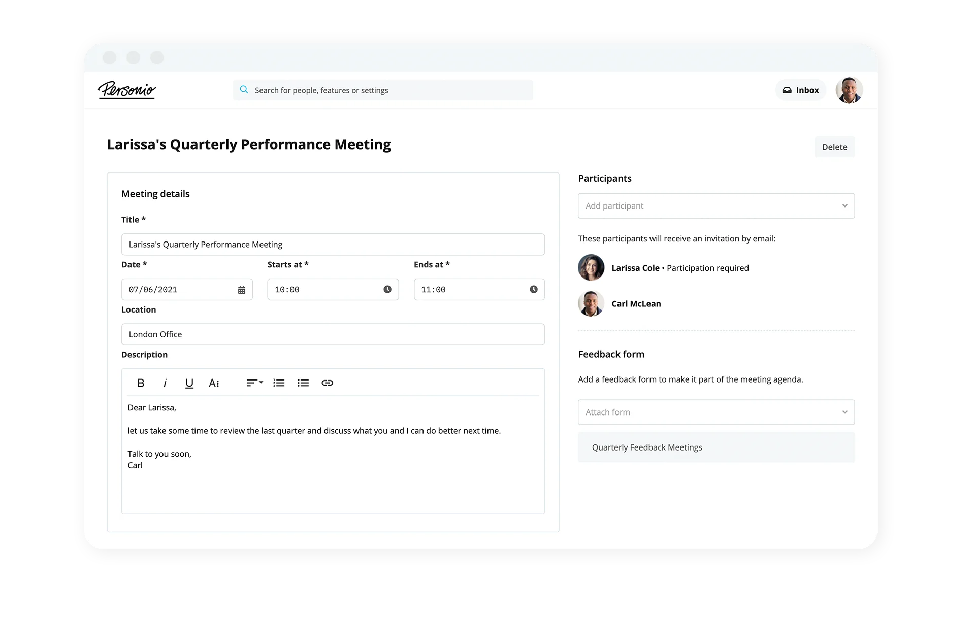 Performance Meeting