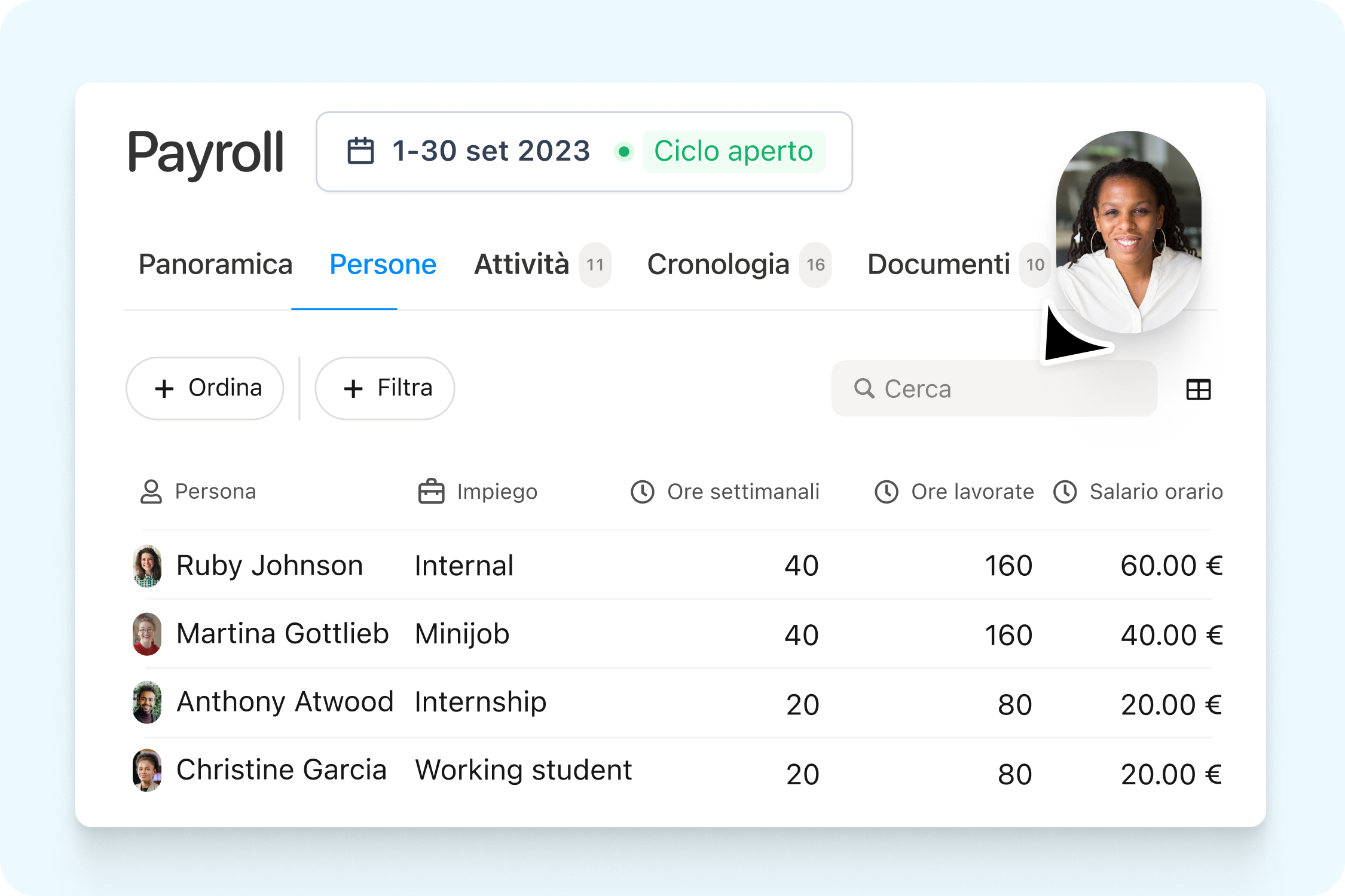 Time Tracking & Payroll