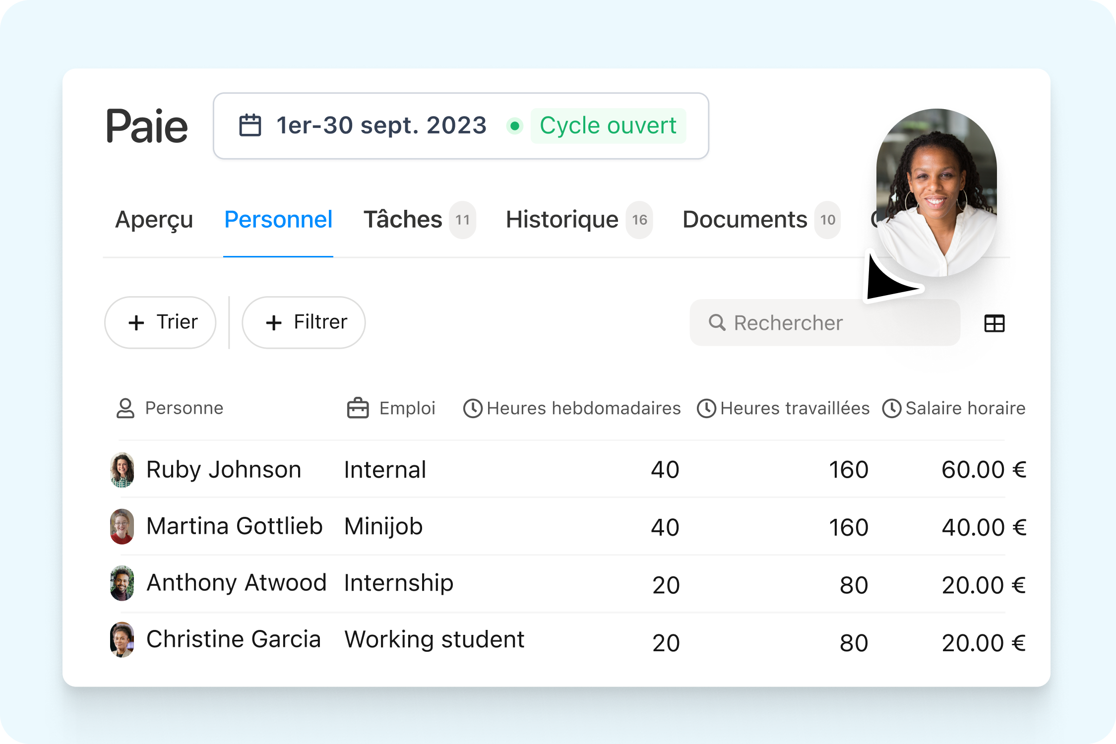 Time Tracking & Payroll