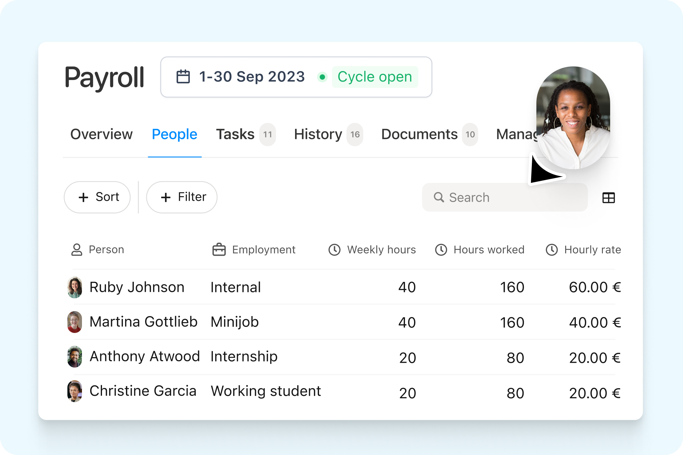 Time Tracking & Payroll