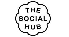 The Social Hub Logo b/w