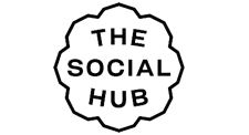 The Social Hub Logo b/w