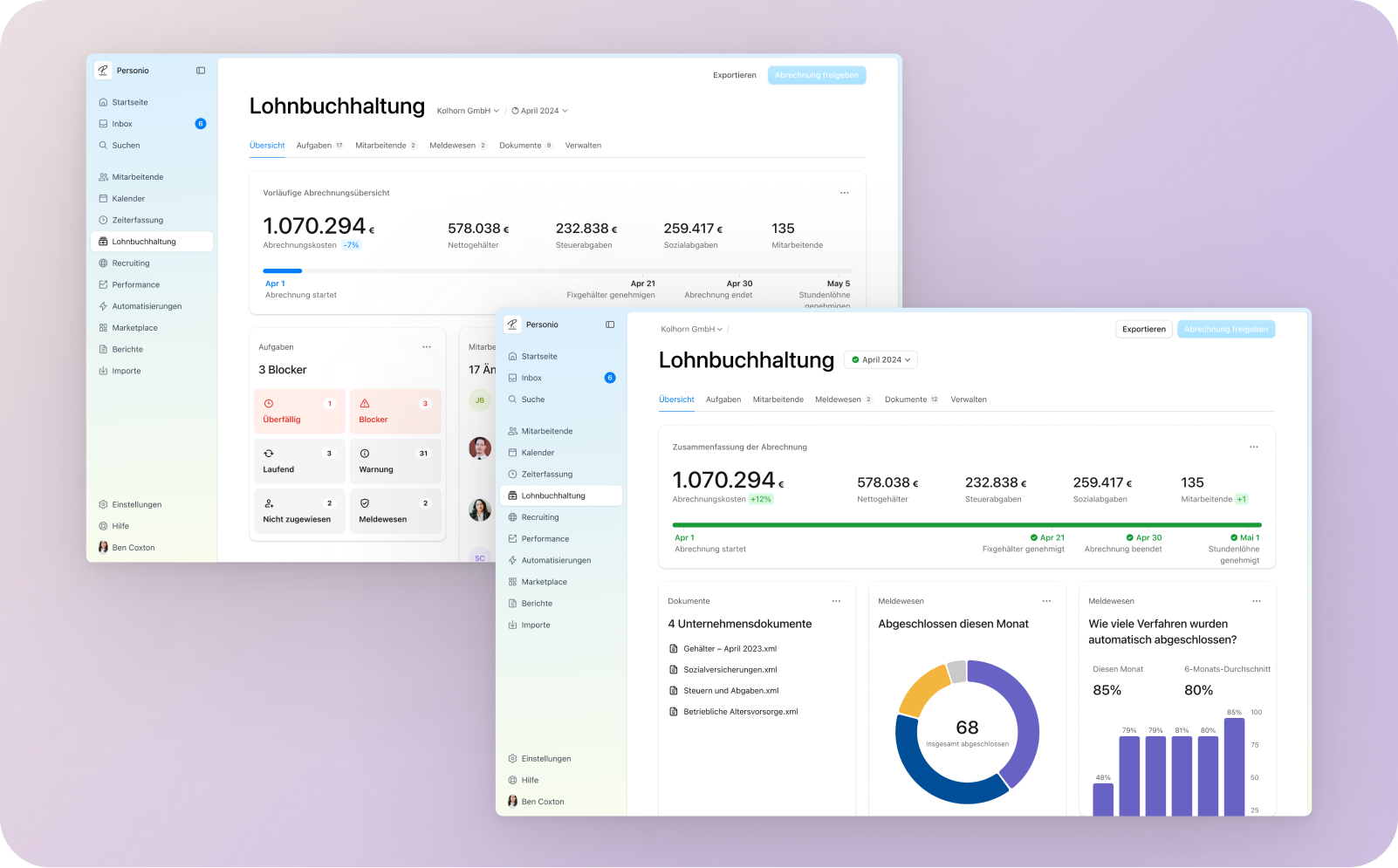 Lohnabrechnung mit Personio vereinfachen
