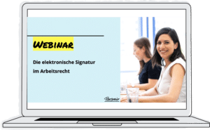 Webinar Aufzeichnung elektronische Signatur