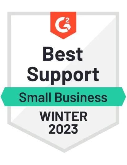 G2 Best Support Small Business Winter