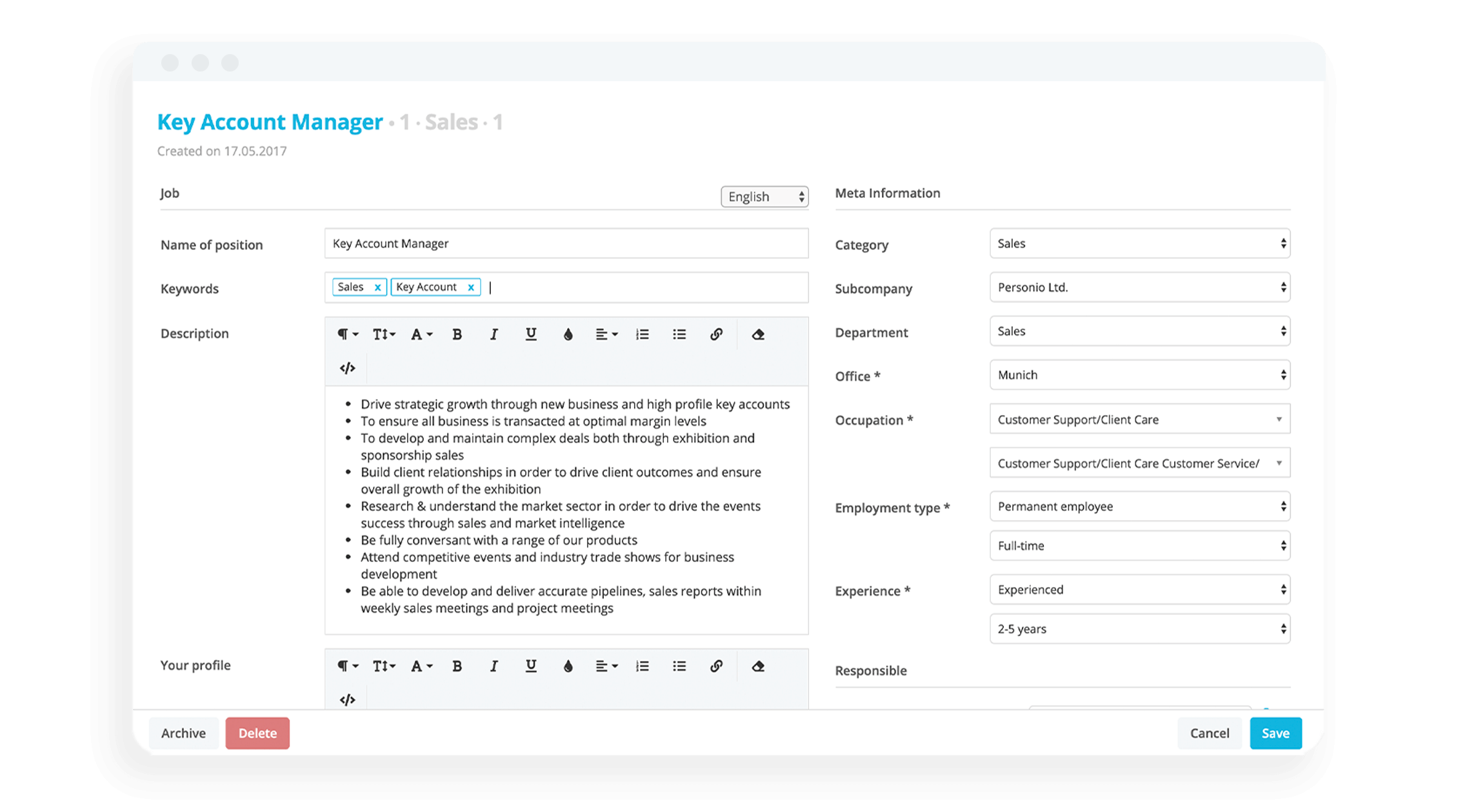 recruitment and selection job sourcing and selection