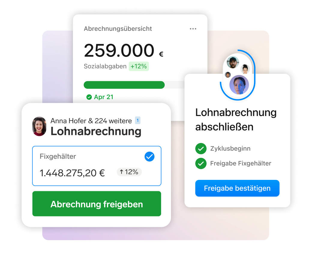 Zwei statt acht Schritte Personio Payroll