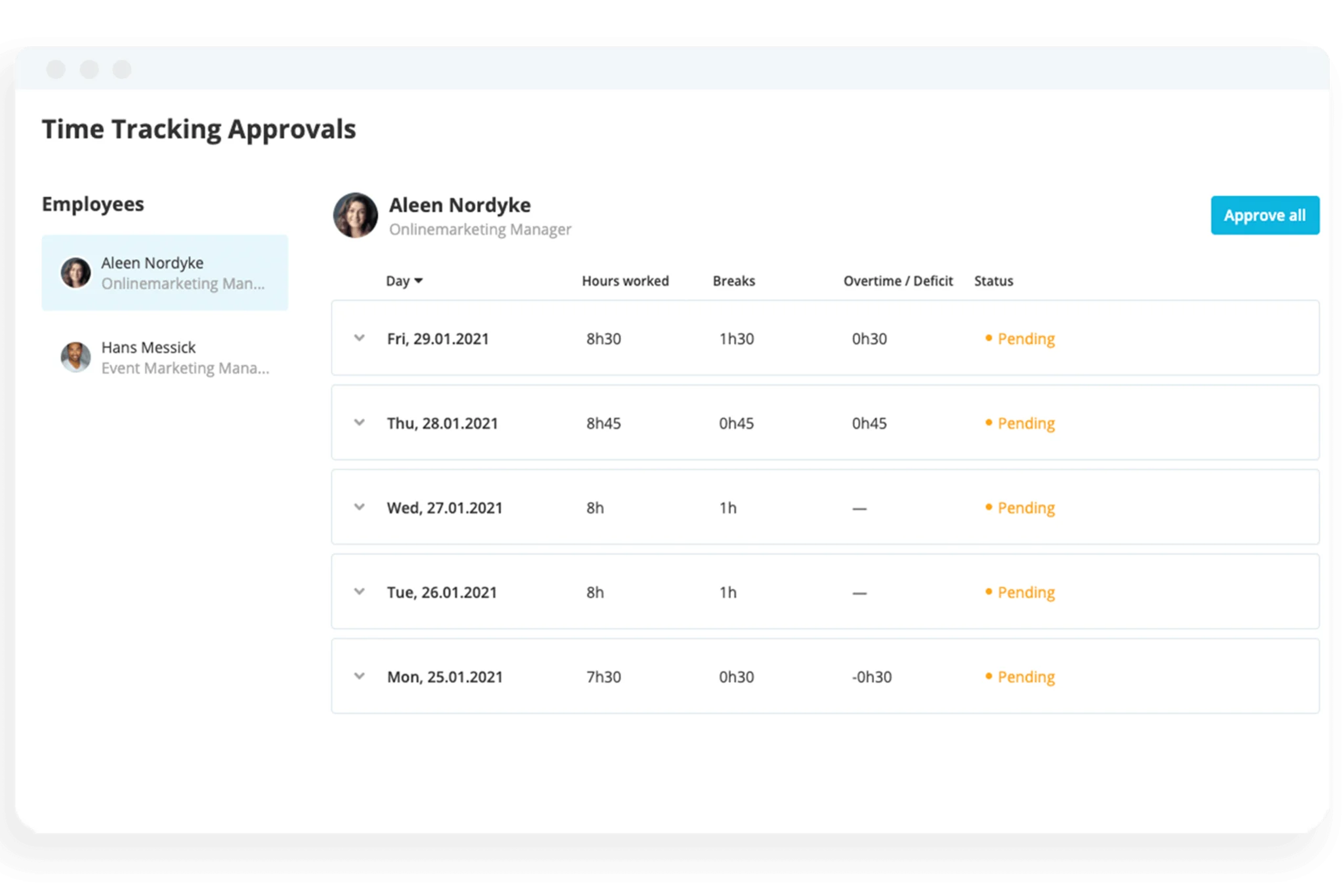 Attendance Tracking Approval with Attendance Tracking System